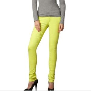 Joe's "The skinny" lime punch jeans